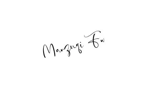 Marzuqi Fw name signature